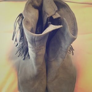Sam Edelman gray booties